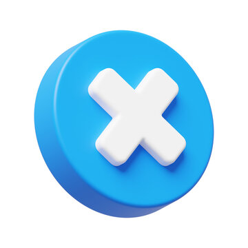 Crossmark Wrong Icon 3D