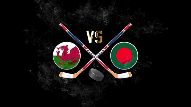 Wales Bangladesh Hockey Competition Graphic Design