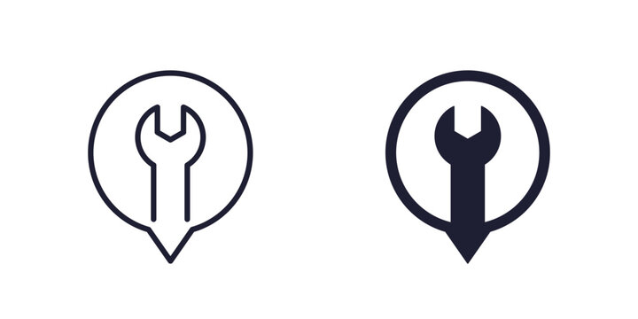 support chat, service icon in 2 styles