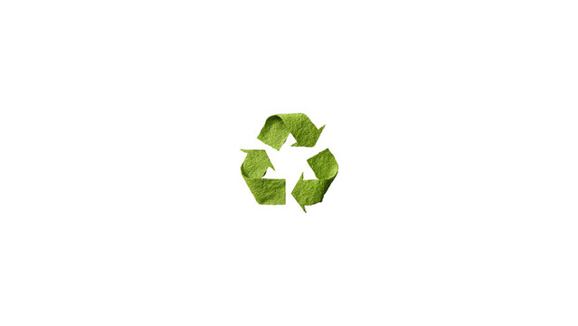 Textured Eco-Friendly Paper Recycling Symbol Concept

Green Circular Economy and Sustainable Packaging Icon