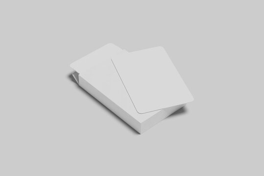 Blank Playing Cards Mockup