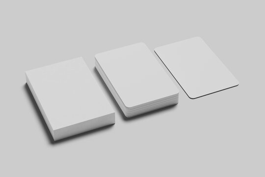 Blank Playing Cards Mockup
