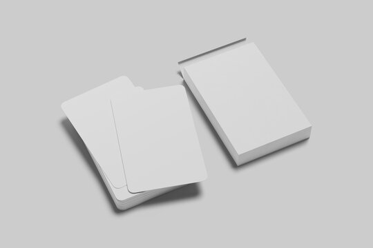 Blank Playing Cards Mockup
