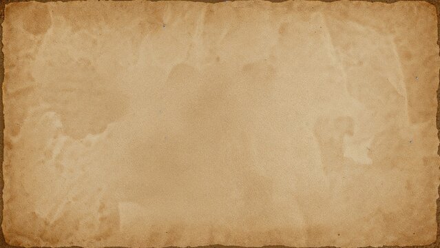 Aged paper or parchment background with a blank space.