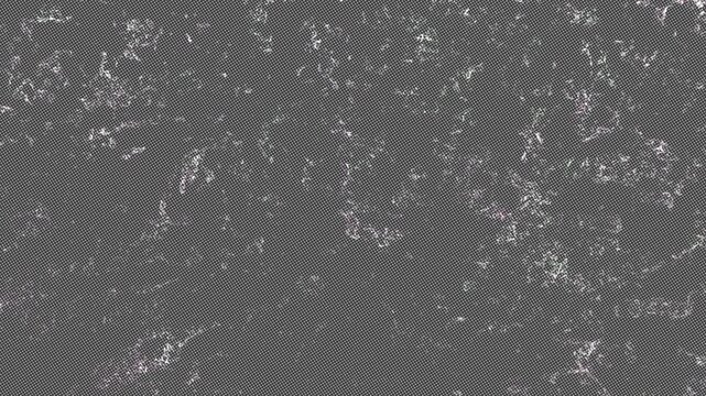 Halftone dots grunge overlay texture distressed grainy speckled monochromatic pattern background. Seamless looping texture overlay for creative post-production