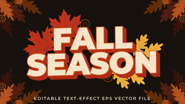 Autumn leaf and text graphic with a vibrant orange and brown color scheme fall foliage leaves maple seasonal