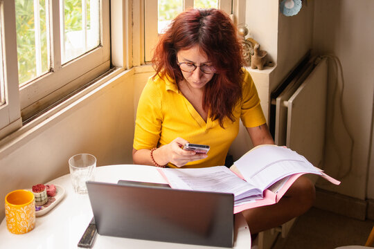 Woman worried about finances