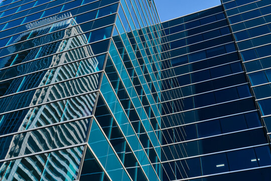 Reflective Glass Building Facade