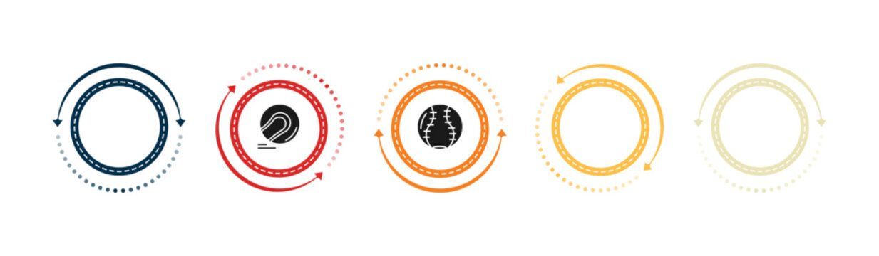 filled sport icons set - aikido, judo, paragliding, hurling. editable vector for web and mobile ui
