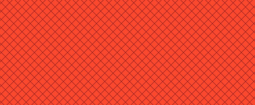 Abstract red background with a repeating geometric pixel pattern featuring a subtle diamond grid design for modern digital art and creative graphic design