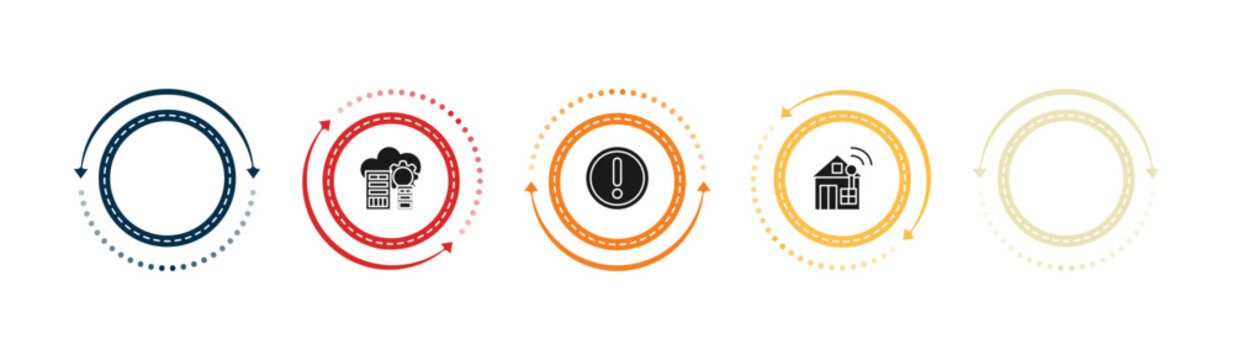filled internet security icons set - ddos, https, data center, access denied. editable vector for web and mobile ui