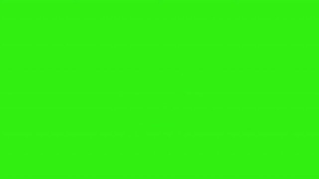 Dotted arrow curved directional path collection isolated on green screen
