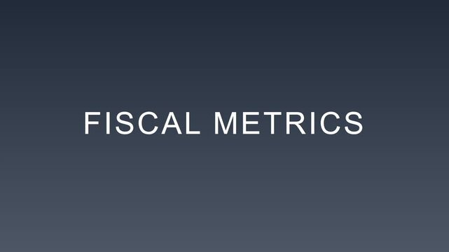Fiscal metrics business presentation with minimalist typography and dark animation 4k background finance