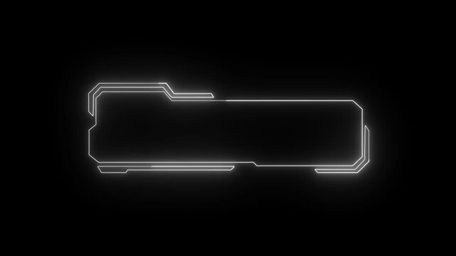 Neon geometric frame designs trace bright lines across dark surfaces. Modern video transition templates leverage this neon geometric frame. Neon geometric frame borders shine.
