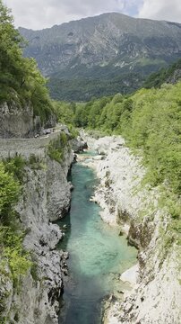 river in mountains