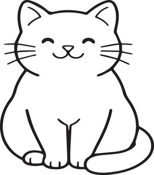 Print#CatLineArt #MinimalCat #VectorCat #SVGDesign #LineDrawing #PetIllustration #AdobeStock #Freepik #OutlineArt #BlackLineArt