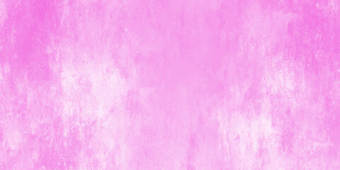 Fototapeta premium Abstract watercolor paint texture background in vibrant magenta pink color with distressed brush stroke effect for energetic feminine graphic design layouts