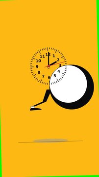 Time flies when you're having fun illustration