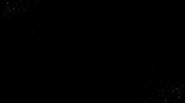 white particle magic tail sparkling glitter star line dust, fairy doodle stars, seamless looped festive shining, glitter sparkle shine stars trail burst, magic particle starburst, 4k black screen,