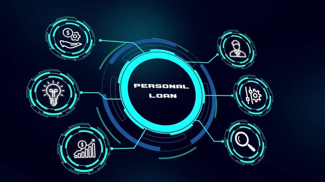Personal Loan Concept. Consumer Financing, Credit Approval, Borrowing Solution, Financial Planning and Banking Technology Concept.