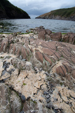 The shore at Port Quin the North Cornish Coast