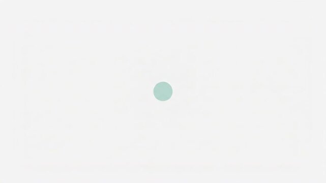 Green Dollar Sign Coin Animation on White Background, Minimalist Motion Graphics
