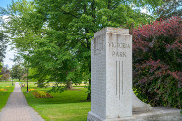 Obraz premium Victoria Park, public landmark in Cobourg, Ontario, Canada