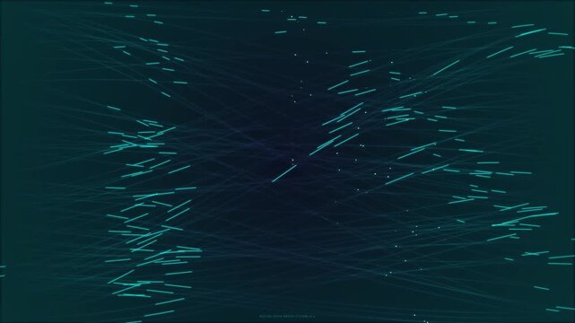 Abstract Digital Data Network Flow Lines Background