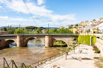 bridge over Martin river in Albalate del Arzobispo, comarca of Bajo Martin, province of Teruel, Aragon, Spain © Jorge Anastacio