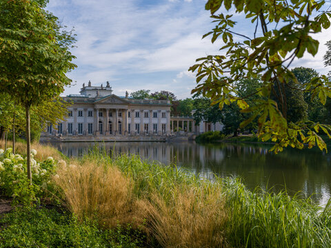 Palace on the Water in the Royal Lazienki Park in Warsaw