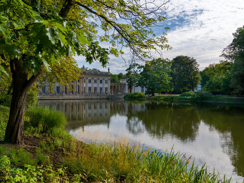 Palace on the Water in the Royal Lazienki Park in Warsaw