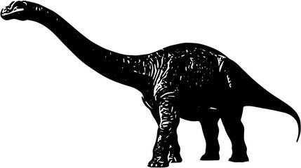 Vector illustration of a brontosaurus dinosaur  © Friz