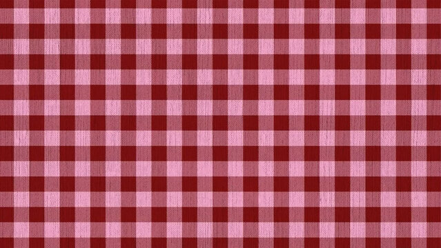 Red pink checkered