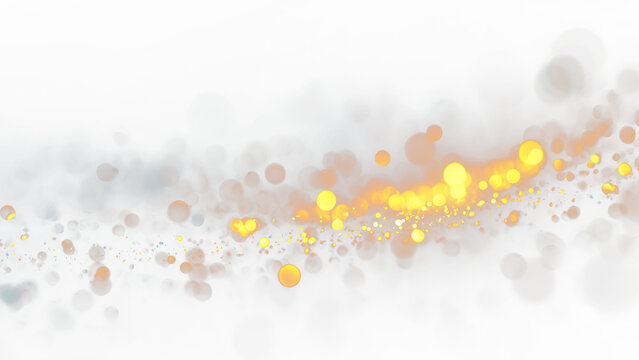 Golden dust light png. Christmas glowing bokeh confetti and sparkle overlay texture for your design. Stock royalty free. PNG