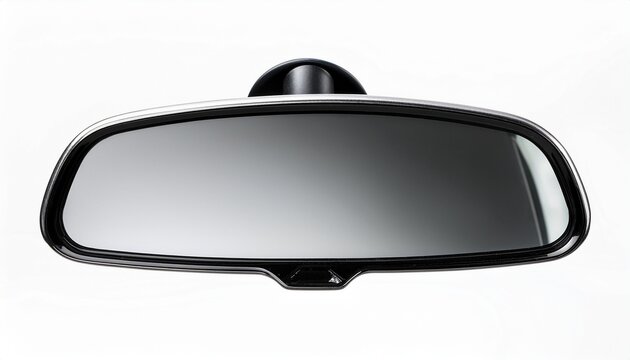 rearview car mirror isolated on white background
