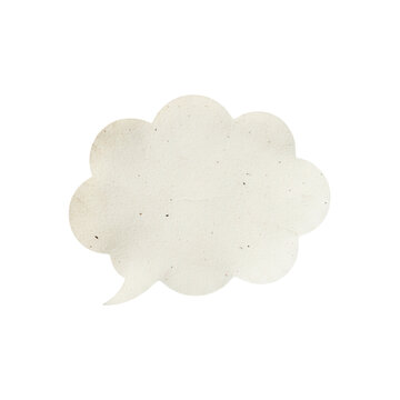 paper speech bubble