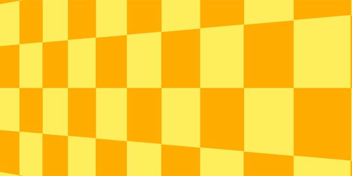 Yellow orange bitmap pixel texture. Dotted dither gradient pattern background. 8 bit halftone faded pop art gradation wallpaper. Vanishing raster video arcade game backdrop for banner, poster. Vector