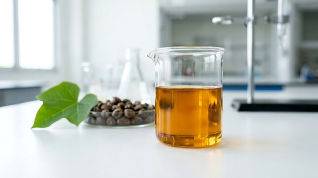 Tea laboratory testing and quality control.