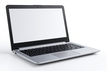 Fototapeta premium Silver Laptop Computer Mockup
