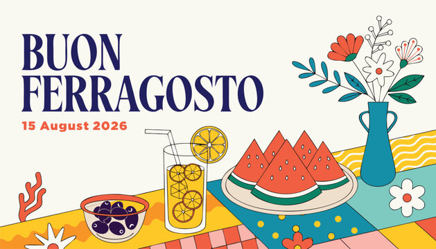 Buon ferragosto 15 august 2026