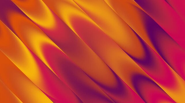 Abstract dynamic background with flowing liquid color gradients in vibrant orange red and purple motion wave effect.