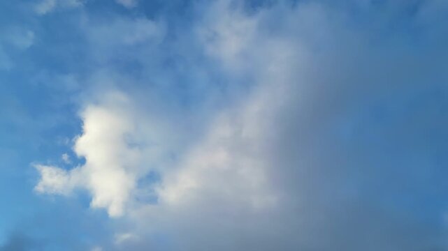 Dramatical Clouds Gathering in the Sky, hinting at impending weather changes. Unique and Dramatic Sky and Clouds over Luton City of Scotland Great Britain