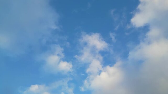 Dramatical Clouds Gathering in the Sky, hinting at impending weather changes. Unique and Dramatic Sky and Clouds over Luton City of Scotland Great Britain