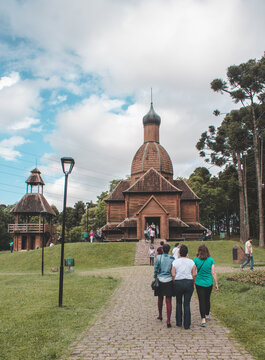 Memorial Ucraniano no Parque Tingui, em Curitiba, Paran&aacute;