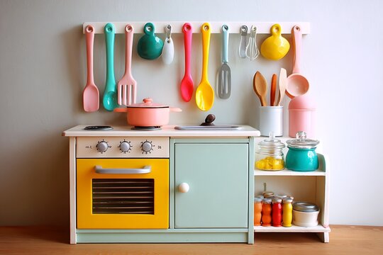 toy set of kitchen utensils