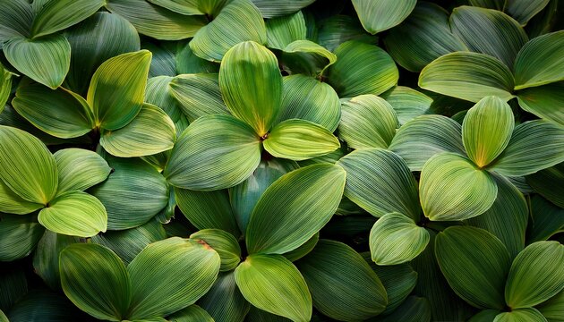 barrenwort plant leaves for background design epimedium pinnatum