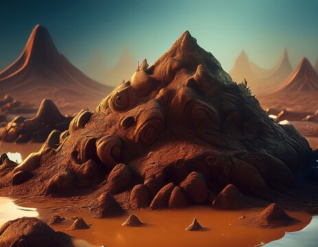pile of mud generative ai