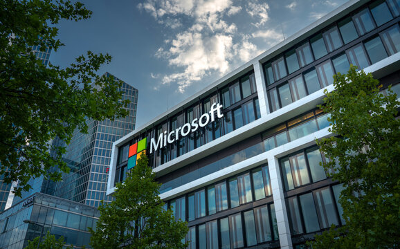 Microsoft Headquater in Munich Germany - July 25, 2026