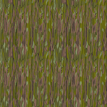 Painterly Eucalyptus Bark Texture Seamless pattern. Victorian Eucalyptus Herbarium Collection Blender Pattern.