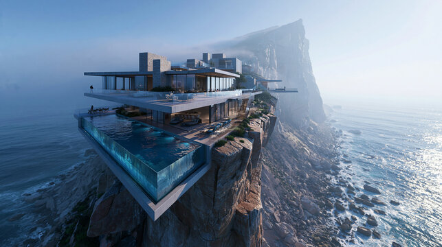 Luxury Cliff House with Infinity Pool and Ocean View